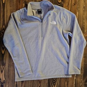 The North Face Gray Quarter-Zip Pullover